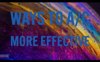 7 Ways to make my AC more effective